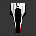 Parmigiani Speed Lab Single Seater Race Car With White Red Black Stripes Streamlined Design