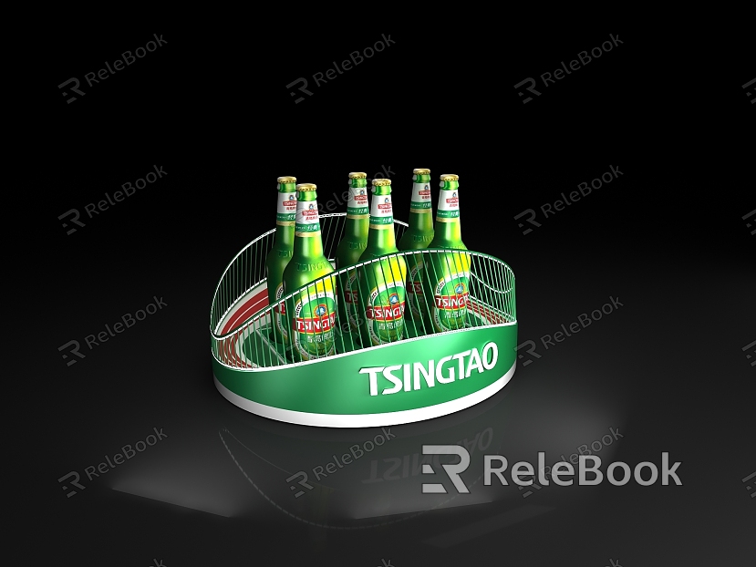 Modern beer beer tray model