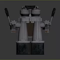 Commercial Coin Operated Binoculars Stand With Stable Base For Public Viewing Areas