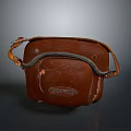 Brown Leather Lightweight Durable Vintage Style Shoulder Bag For Everyday Use