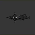 Modern Black Motorcycle With Sleek Sporty Design And Alloy Wheels