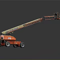 Orange JLG Telescopic Boom Aerial Work Lift Truck With Extendable Arm