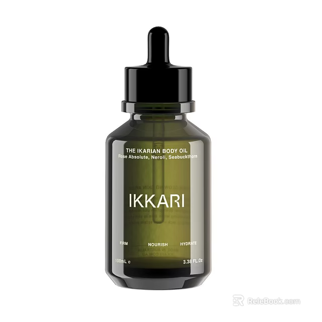 Bathroom Accessories IKKARI Kalahari Body Oil for Nourish and Polish Skin Care 3d model 