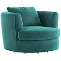 Single Sofa Fabric Single Sofa 3d model