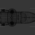 Silver Metal Water Vehicle With Streamlined Body For Underwater Exploration Use