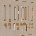 Various Modern Cabinet Handles In Gold Copper And White Designs For Furniture
