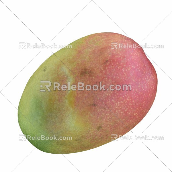 Mango fruit food 3d model