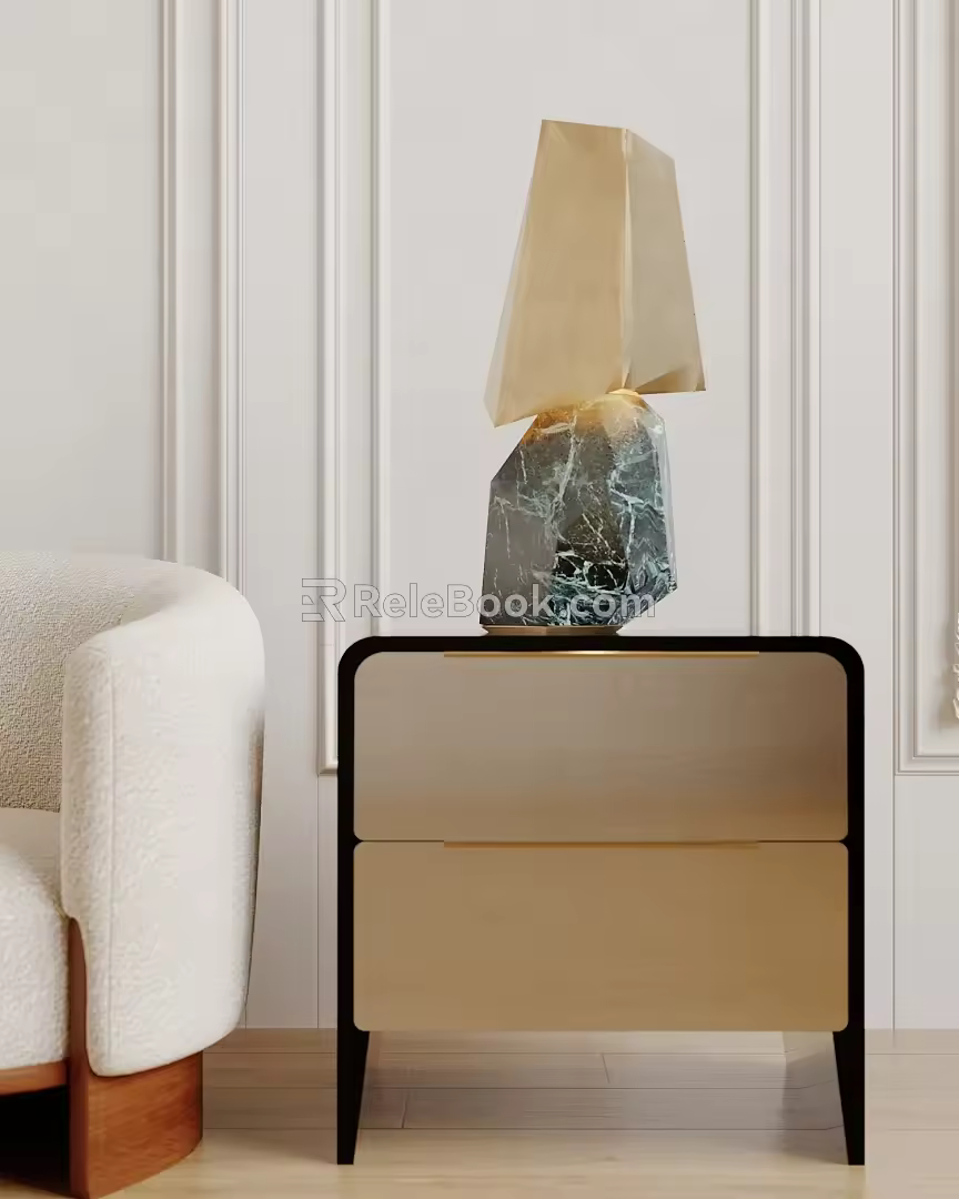 Modern table lamp table lamp floor lamp side table lamp 3d model
