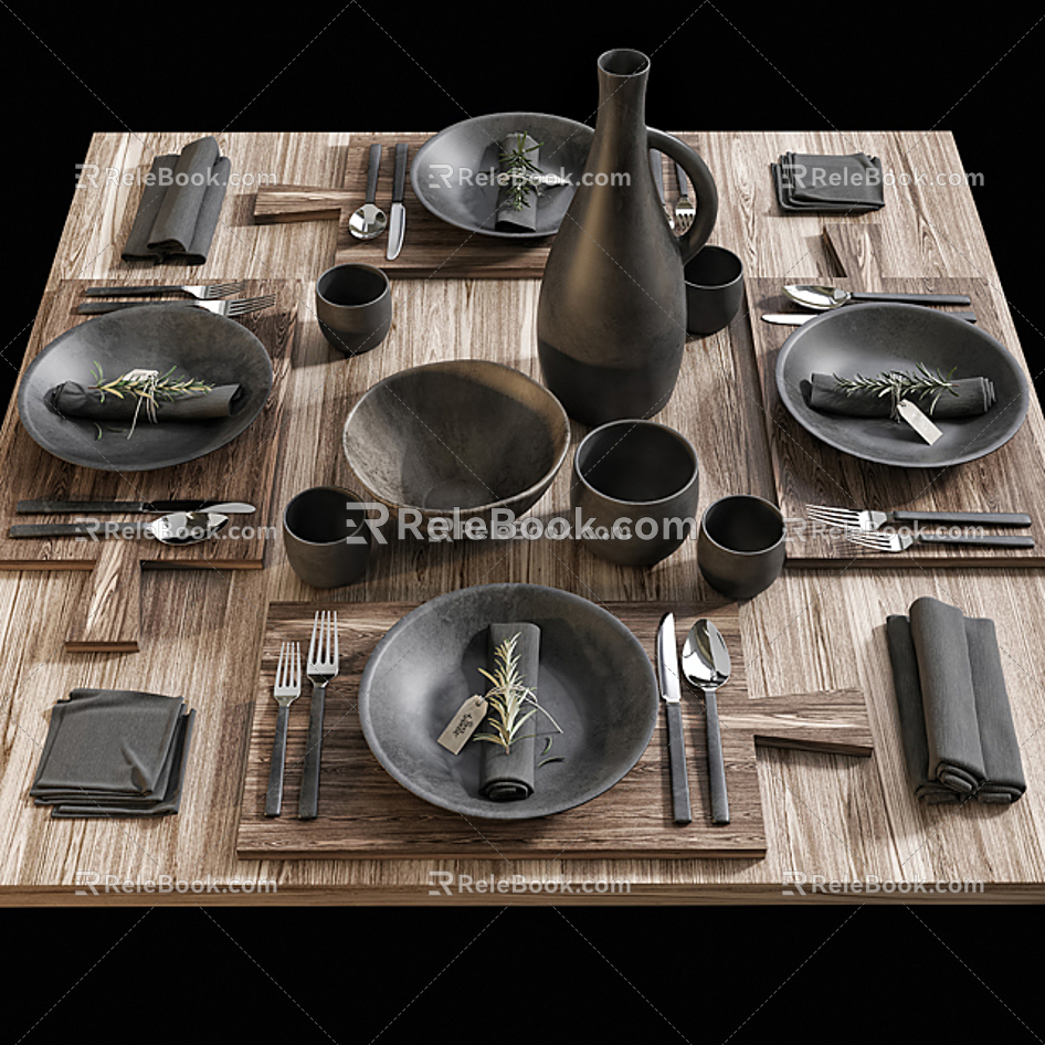 Tableware 3d model