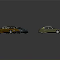 Three Colorful Modern Sports Car Models With Sleek Designs On Gray Background