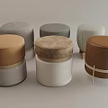 Modern Round Stools Set With Various Colors Upholstered Seats And Metal Legs