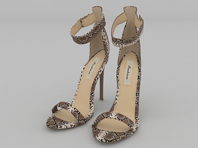 Shoes High Heels Women Shoes Sexy Heel Boots 3d model