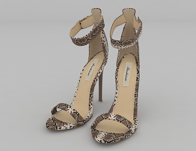 Shoes High Heels Women Shoes Sexy Heel Boots 3d model