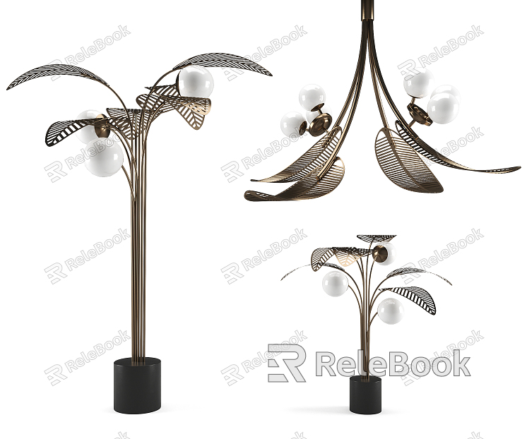 Light Luxury Lamps Combination Chandelier Floor Lamp Combination model