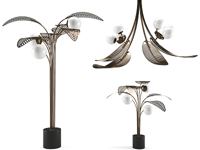 Light Luxury Lamps Combination Chandelier Floor Lamp Combination model