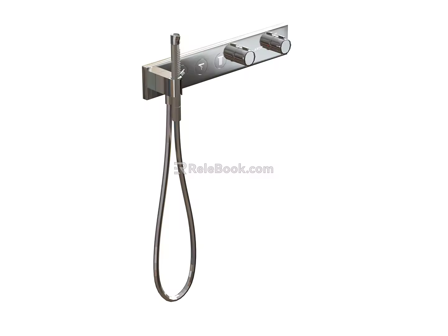 Axor modern faucet shower 3d model