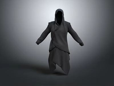 Modern Office Skirt Office Skirt Tube Skirt White Collar Skirt 3d model