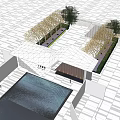 Modern Gate A Super Cell Main Entrance Gate 3d model