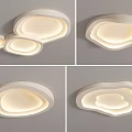Modern Cloud Shaped Ceiling Lights With White Frame And Soft Illumination For Contemporary Home Decor