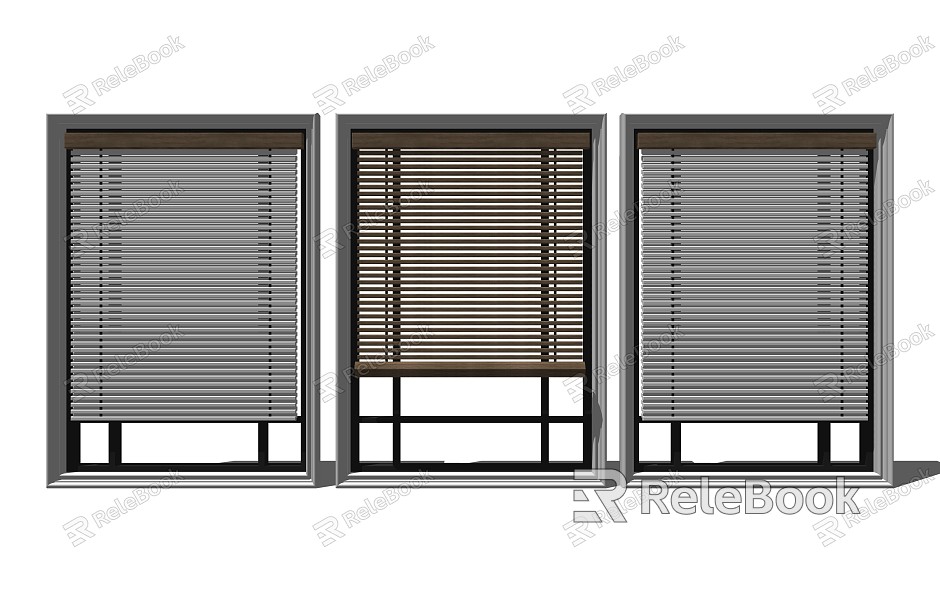 Modern venetian blinds model