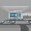 Technology Control Room 3d model