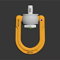 Yellow Beward U Shaped Equipment With White Circular Scale And Knob
