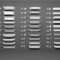 Different Types of Plaster Cornice with Various Decorative Designs for Interiors