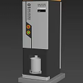 Vertical Water Dispenser With Display Panel Indicator Lights And Water Cup Holder 3d model