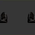 Shiny Black Formal Leather Shoes With Lace Up Design And Smooth Soles