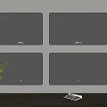 Modern Mirror 3d model