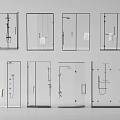 Modern Shower Sauna Enclosure Designs With Various Glass Styles And Functional Features