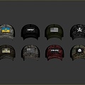 Hat cap baseball cap realistic 3d model