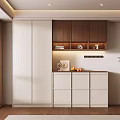 Middle Style Sideboard 3d model