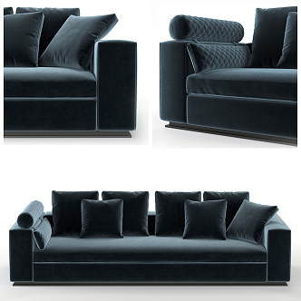 Double sofa 3d model