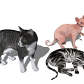 Modern Cat Cat 3d model