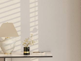 Modern table lamp ornaments combination 3d model