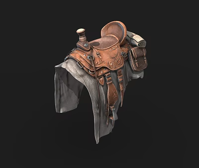 Saddle Equestrian Appliances 3d model
