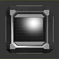 Industrial Metal Device With Ventilation Grilles And Reinforced Edges