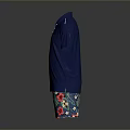 Blue Short Sleeve Polo Shirt With Floral Print Casual Shorts Outfit