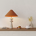 Modern Table Lamp Cream Table Lamp Combination 3d model