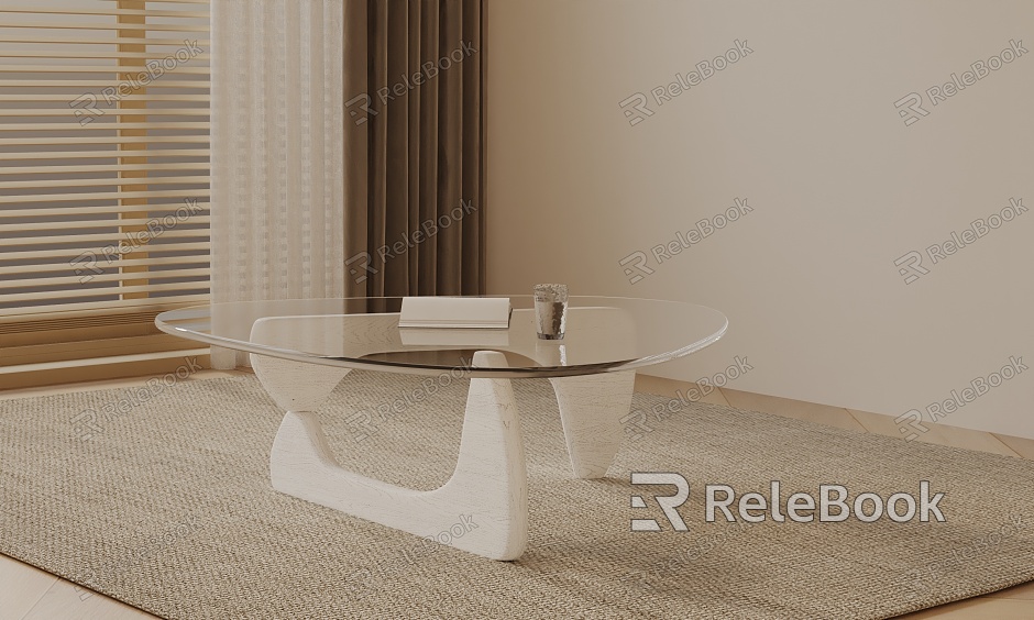 Modern coffee table model