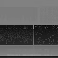 Exhibition Design High-End Carved Background Wall With City Silhouettes And Dot Patterns