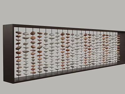 cobblestone decorative wall cobblestone modeling wall cobblestone 3d model