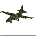 Military Fighter Jet With Camouflage Paint Number 89 And Red Star Insignia