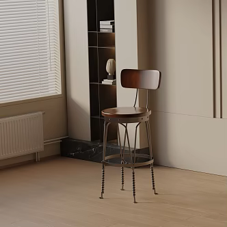 Modern Bar Chair 3d model