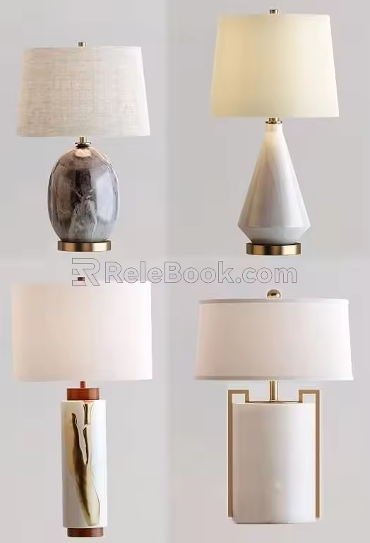 Table lamp 3d model