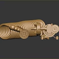 Shock absorber spring tools hardware tools processing tools realistic 3d model