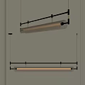 Modern Minimalist Pendant Light With Metal Frame And Glass Shade For Contemporary Interior