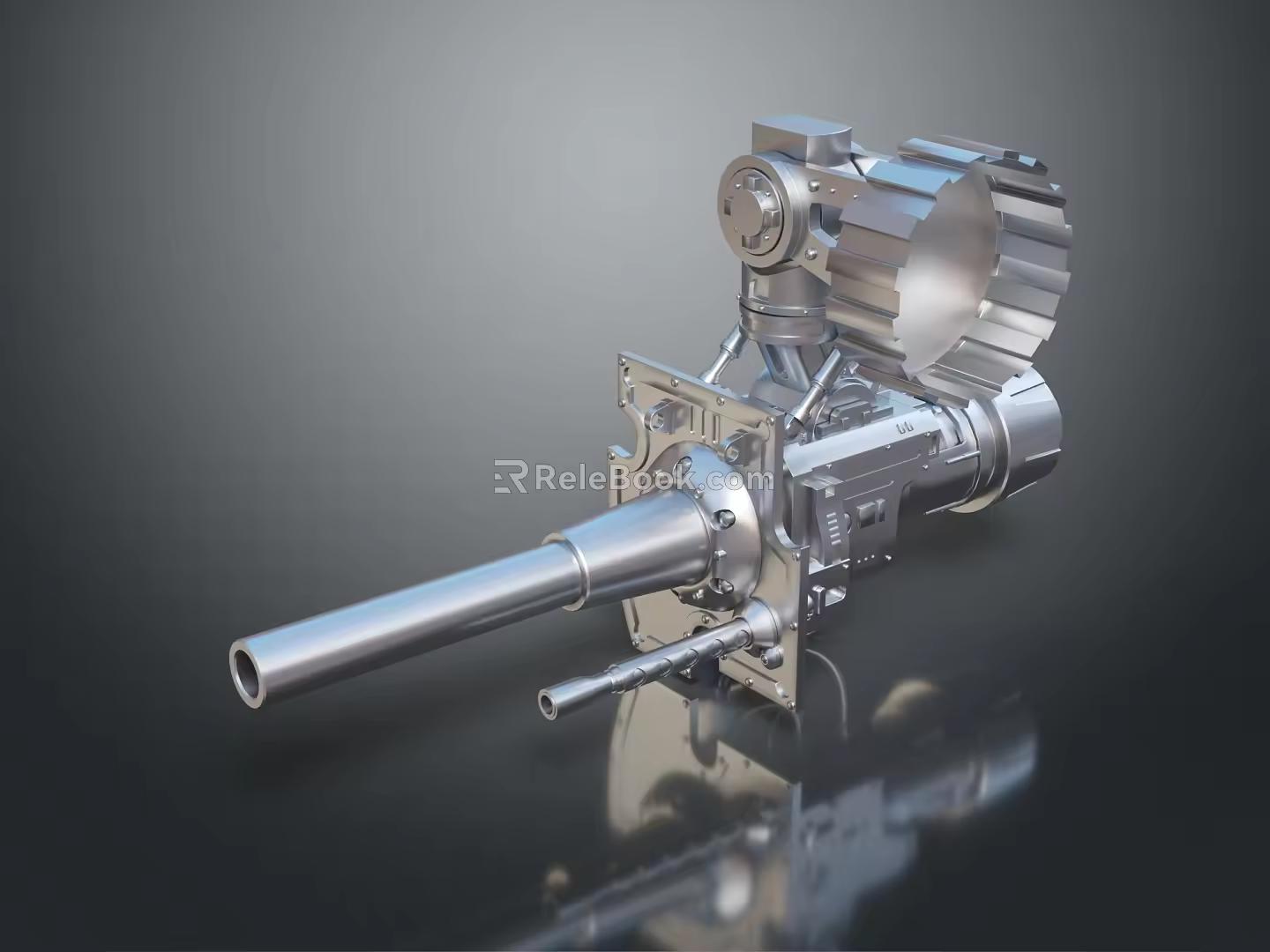 laser tower turret turntable sci-fi tower defense game tower defense sci-fi turret game turret game turret 3d model
