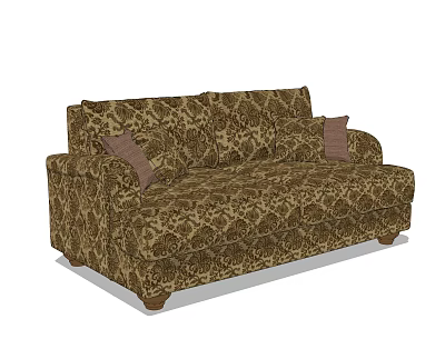 Double sofa 3d model Double sofa 3d model
